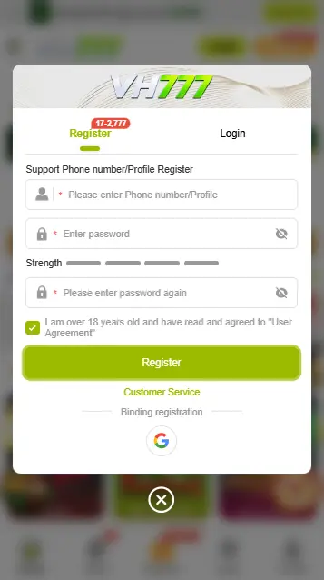 VH777 Game Apk